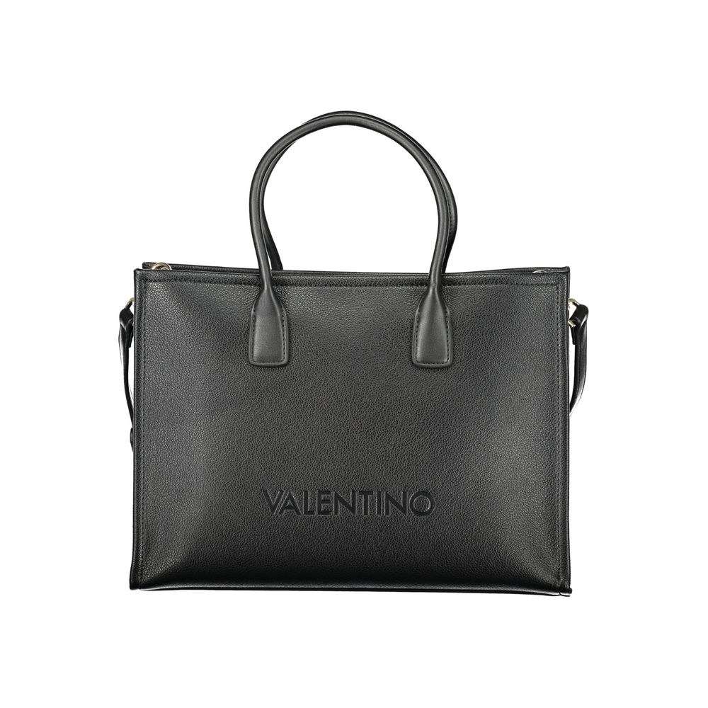 Mario Valentino Black Polyurethane Women Handbag