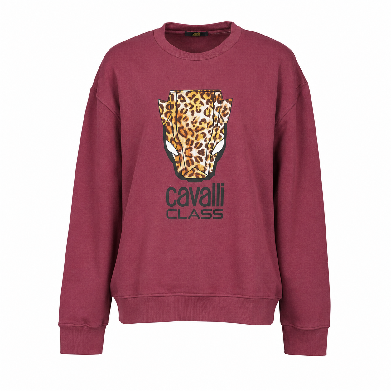 Cavalli Class Graues Herren-Sweatshirt aus Polyester