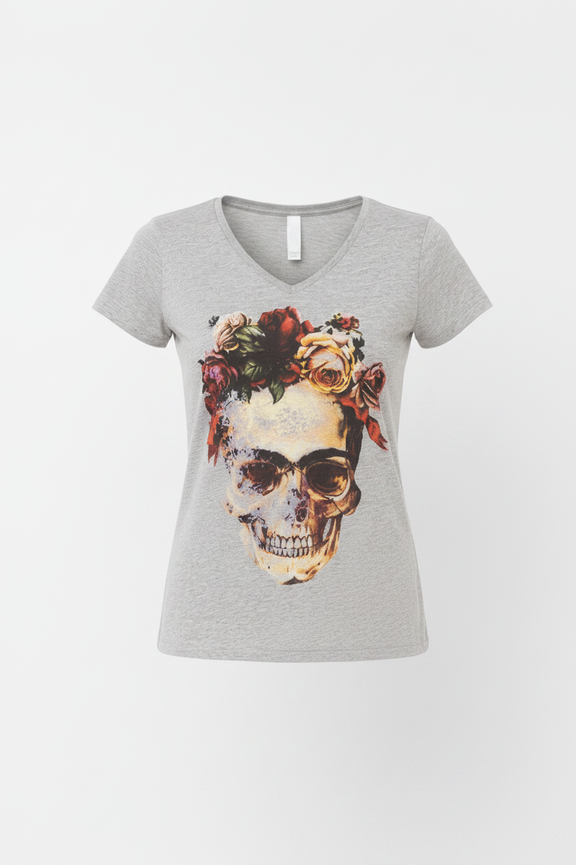 Trussardi Action Graues Baumwoll-Damen-Oberteil