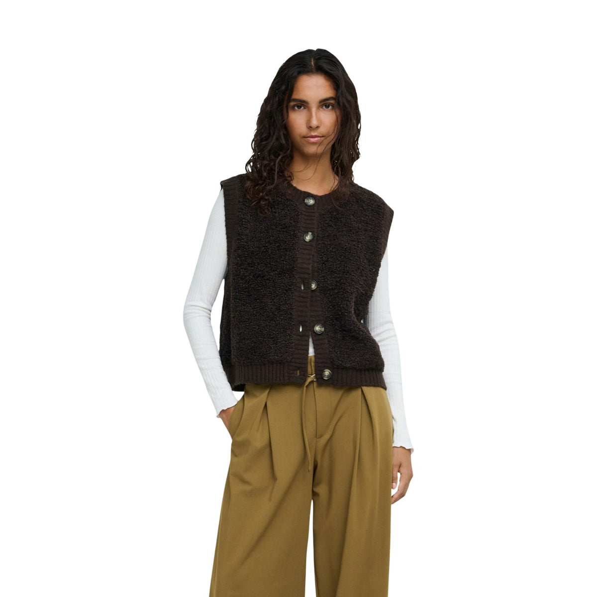 Jacqueline De Yong Gilet Donna